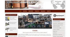 Desktop Screenshot of mundopapelero.com